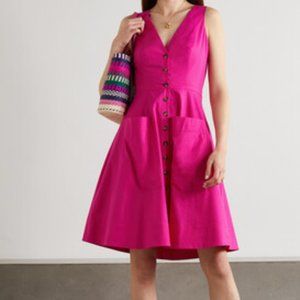 Saloni Bright Pink Zoey Dress